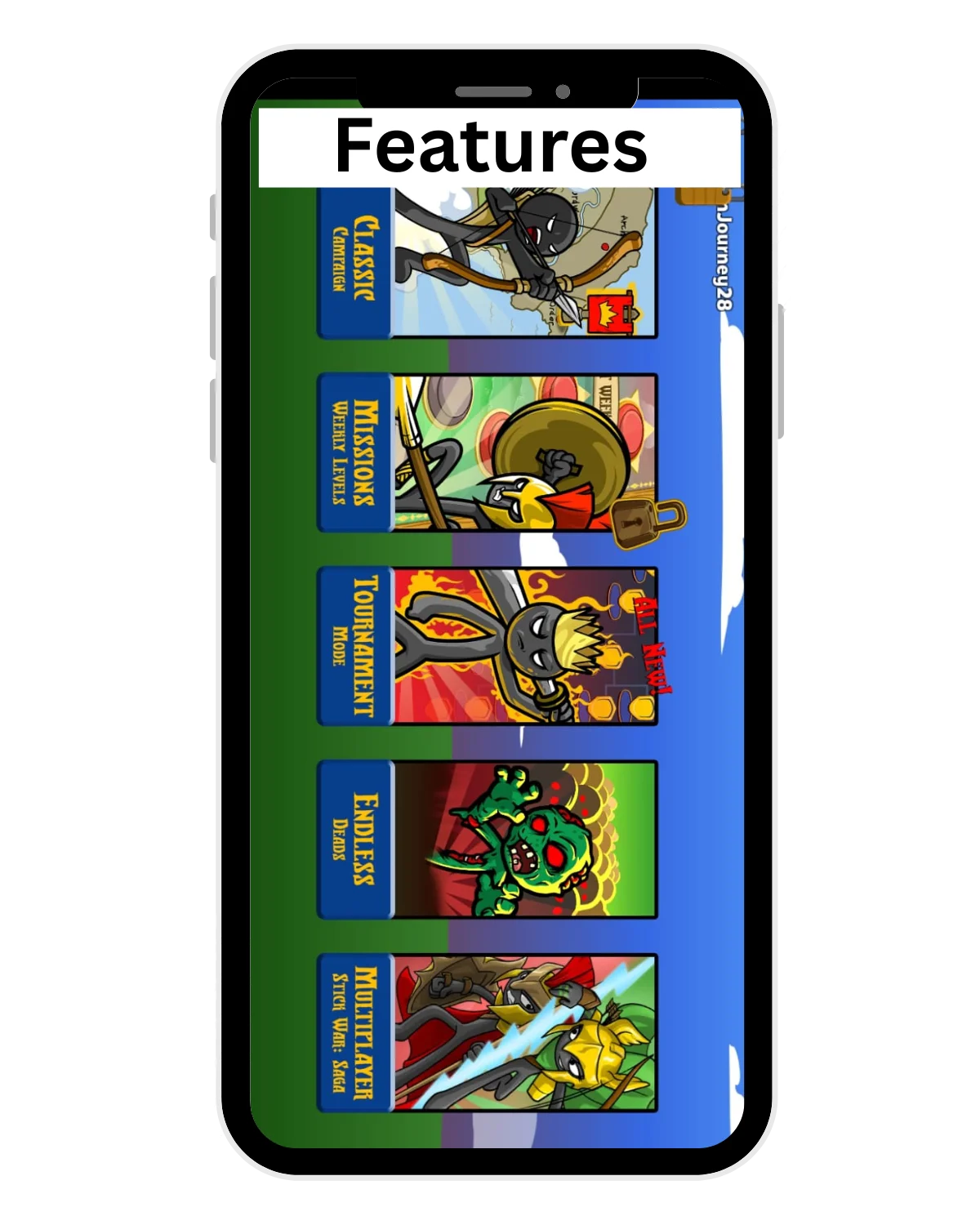 Features of Stick war legacy
